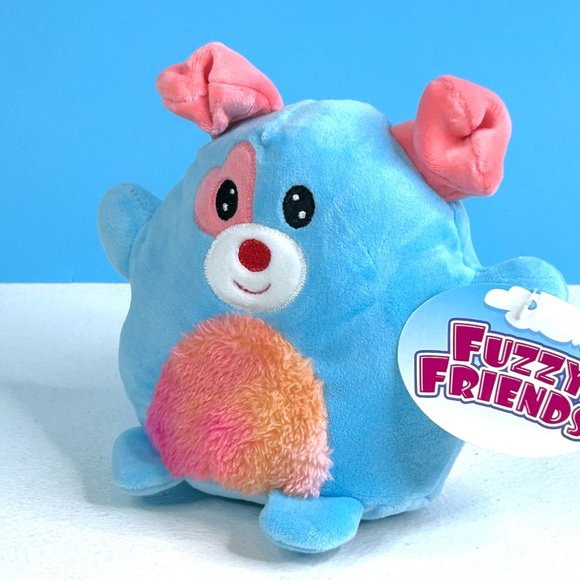 Fuzzy Friends Valentine's Day Squishy Soft Puppy Dog 6" Plush Stuffed Animal Toy - Picture 3 of 4